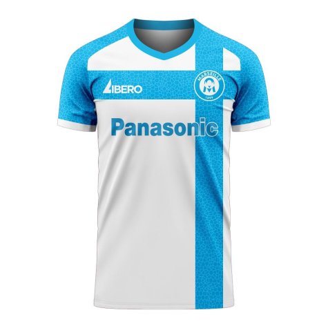 Marseille 2023-2024 Home Concept Football Kit (Libero) (BENEDETTO 9)