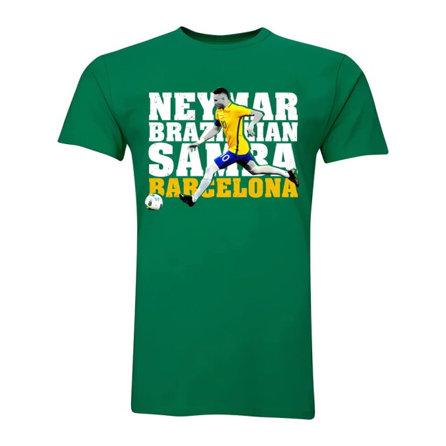 Neymar JR Brazilian Samba T-Shirt (Green)