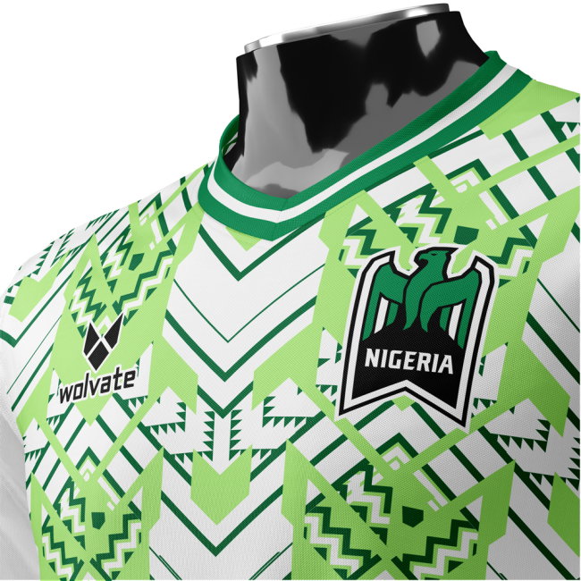 Nigeria DNA Concept Football Jersey (Wolvate) Adult Short Sleeve