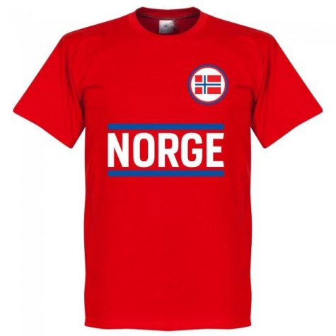 Norway Team T-Shirt - Red (GAMST 11)