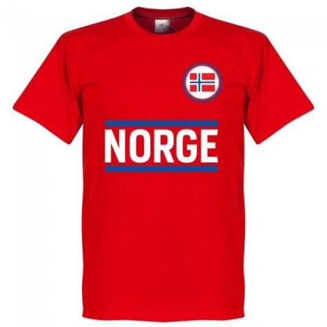 Norway Team T-Shirt - Red (Odegaard 8)