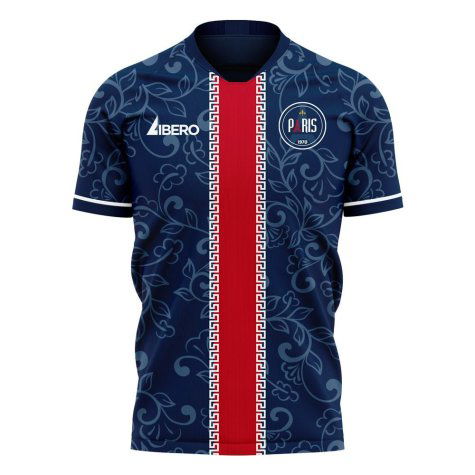 Paris 2024-2025 Home Concept Football Kit (Libero) (T.SILVA 2)