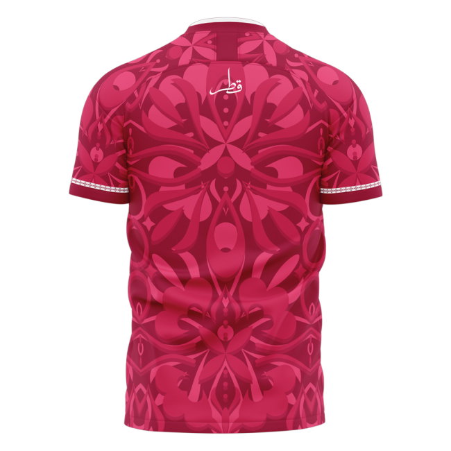 Qatar 2026-2027 Concept Home Kit (Libero) Kids Short Sleeve