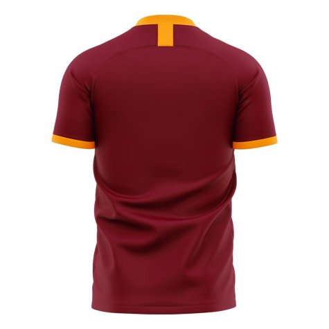 Roma 2024-2025 Home Concept Football Kit (Libero) - No Sponsor (PEDRO 11)