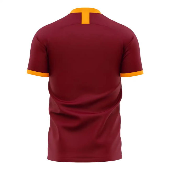 Roma 2025-2026 Home Concept Football Kit (Libero) - No Sponsor - Adult Long Sleeve
