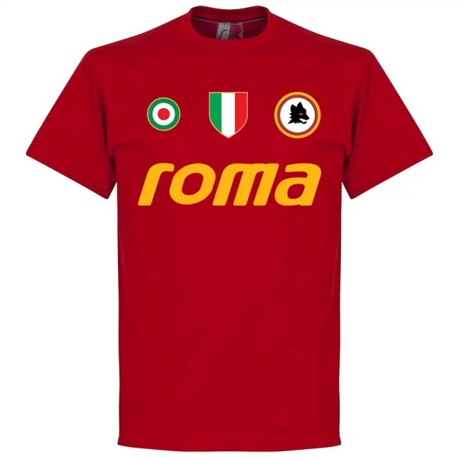 Roma Vintage Team T-Shirt - Tango Red