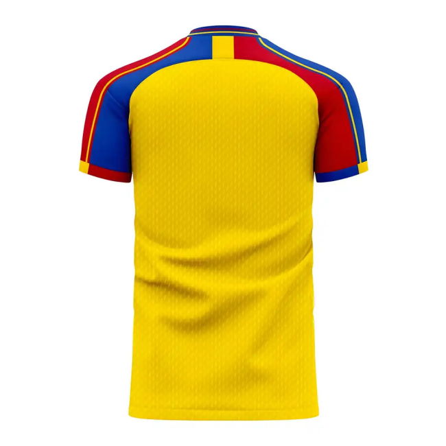 Romania 2025-2026 Home Concept Football Kit (Libero) (HAGI 10)