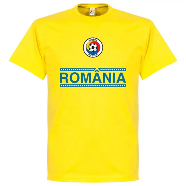 Romania Team T-Shirt - Yellow