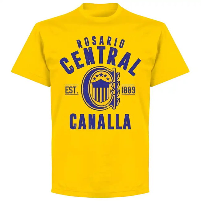 Rosario Central Established T-Shirt - Yellow