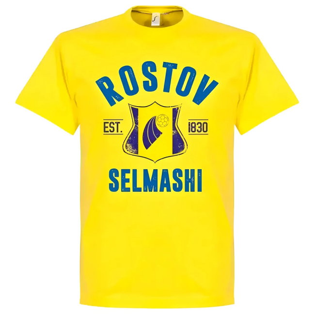 Rostov Established T-Shirt - Lemon Yellow
