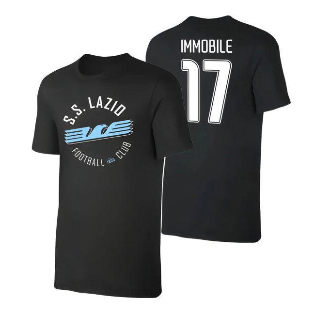 Lazio \'Circle\' t-shirt IMMOBILE - Black