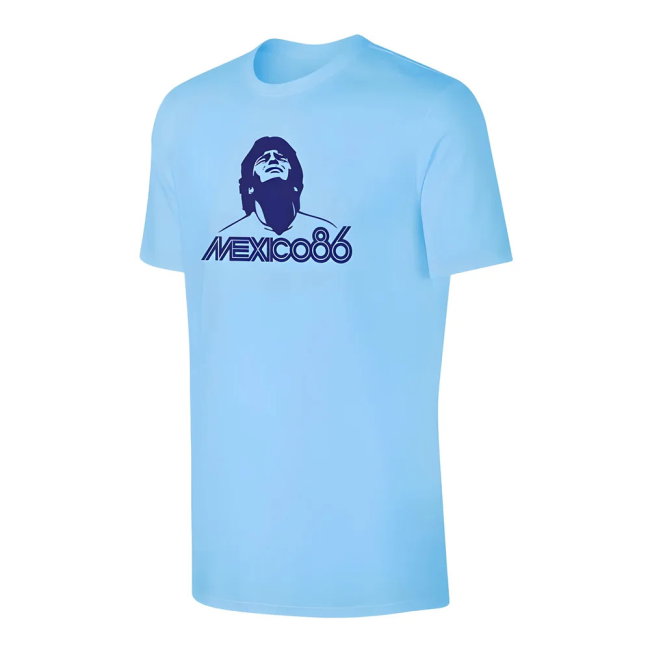 Diego Maradona \'Mexico 86\' t-shirt - Light blue
