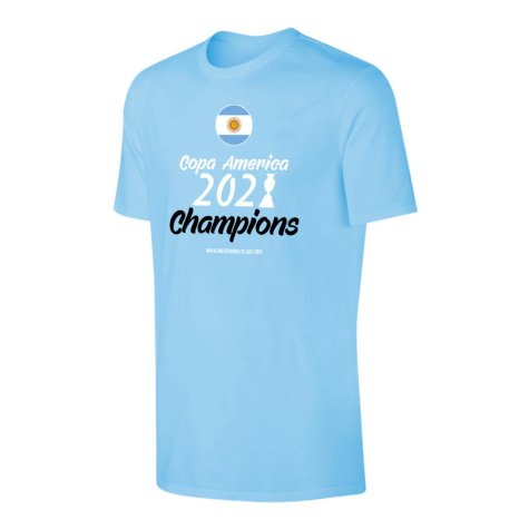 Argentina CA2021 WINNERS t-shirt MESSI, light blue