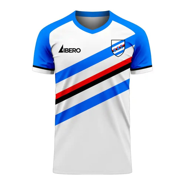 Sampdoria 2025-2026 Away Concept Football Kit (Libero) (Your Name)