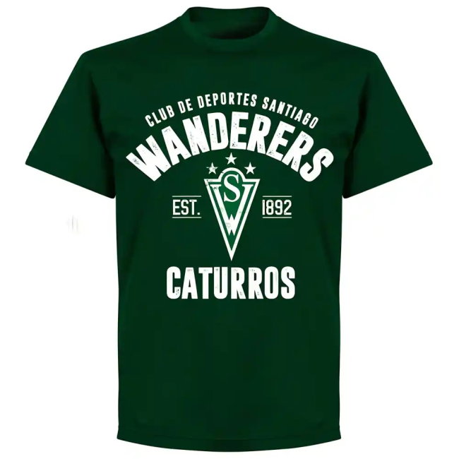 Santiago Wanderers Established T-Shirt - Bottle Green