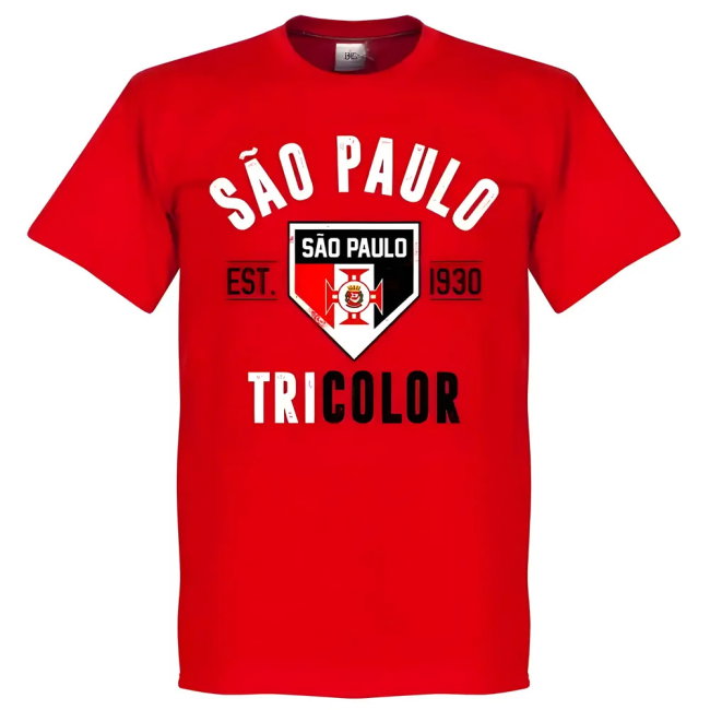 Sao Paulo Established T-Shirt - Red