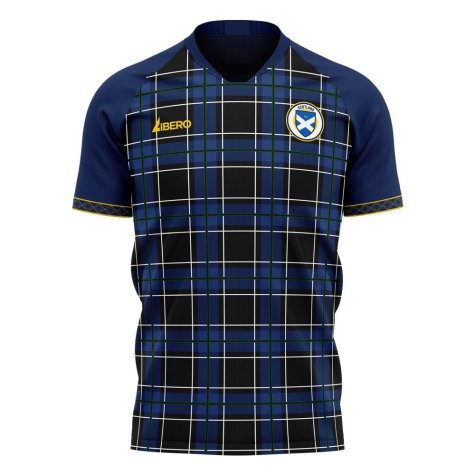 Scotland 2023-2024 Home Concept Football Kit (Libero) (HUTCHISON 10)