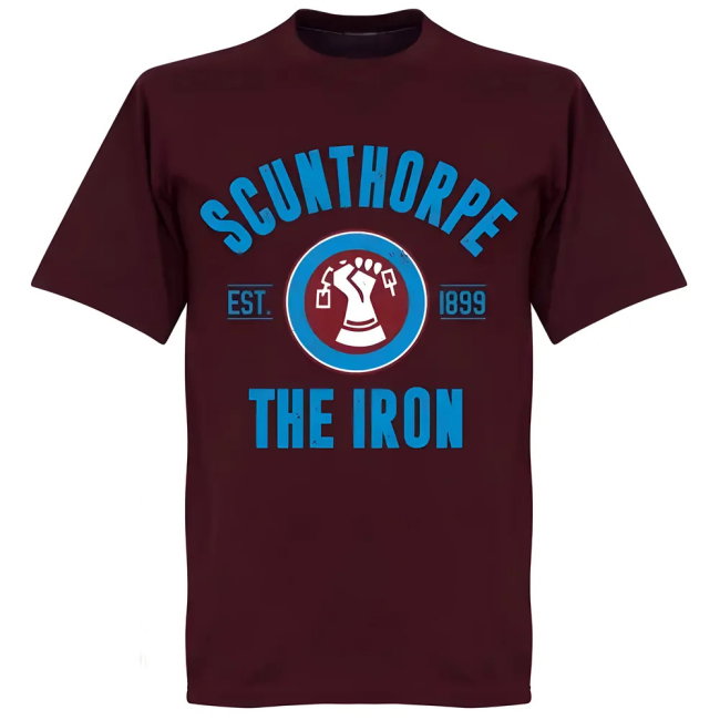 Scunthorpe Established T-Shirt - Maroon