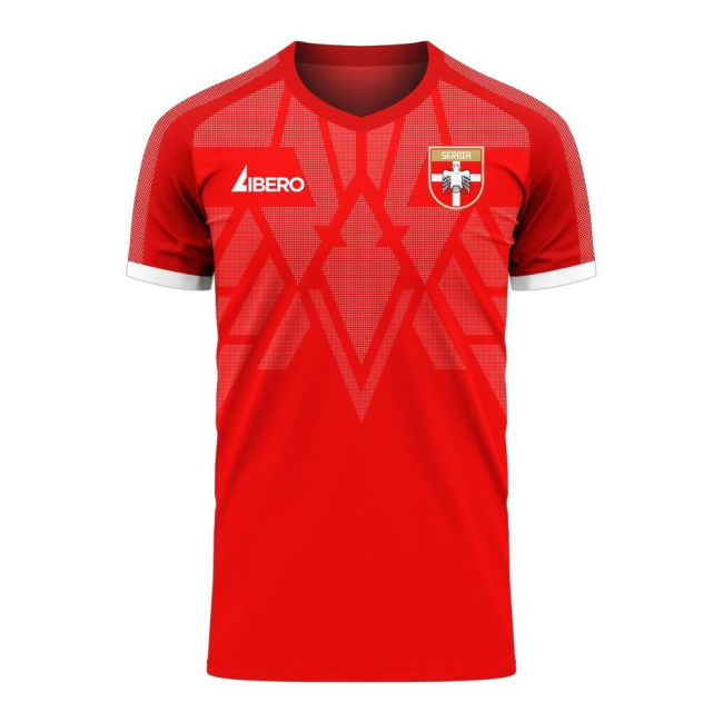 Serbia 2025-2026 Home Concept Football Kit (Libero) (MITROVIC 9)