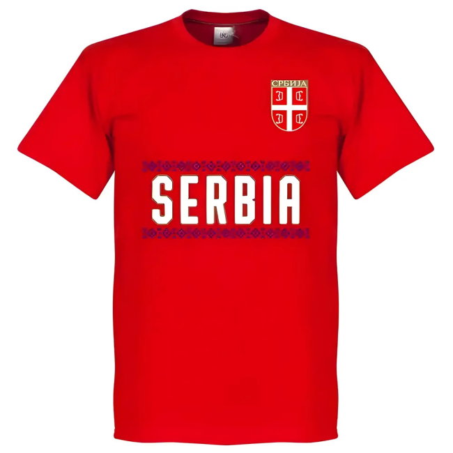 Serbia Team T-Shirt - Red