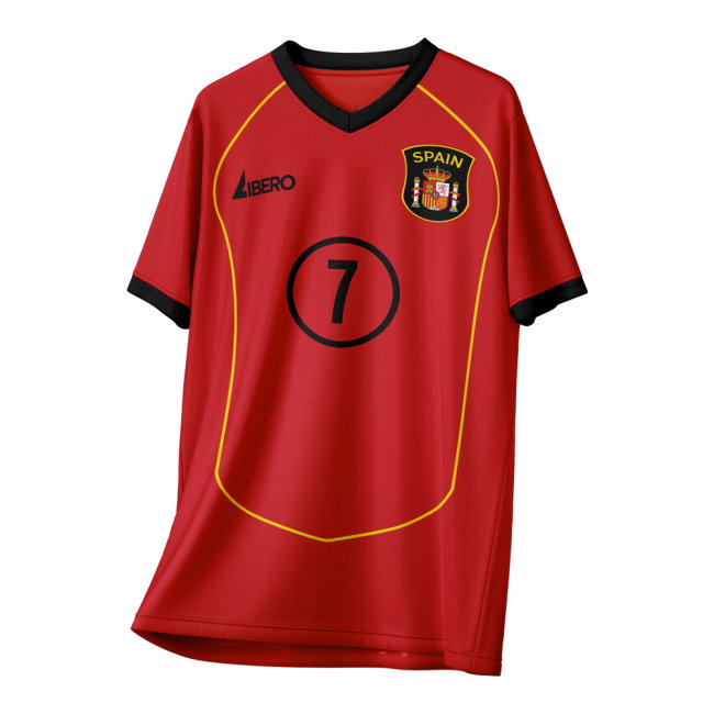 Raul 7 Spain Vintage Style Concept Shirt Kids Short Sleeve