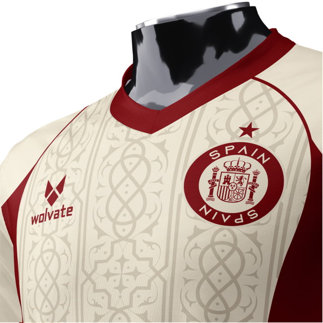Spain DNA Concept Football Jersey (Wolvate) Adult Short Sleeve
