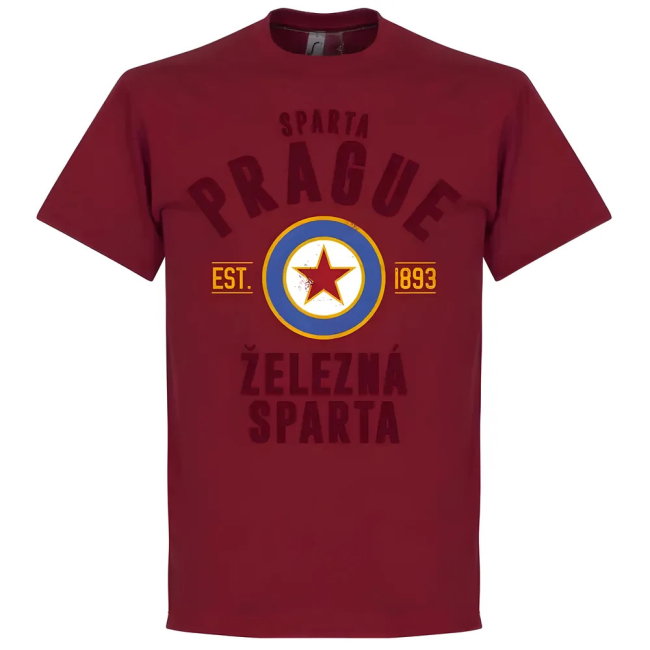 Sparta Prague Established T-Shirt - Chilli Red