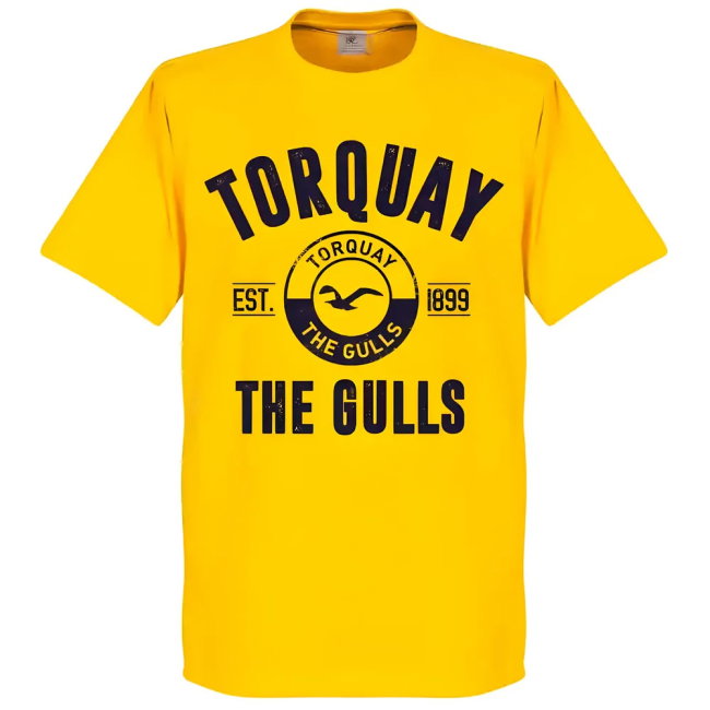 Torquay Established T-Shirt - Yellow