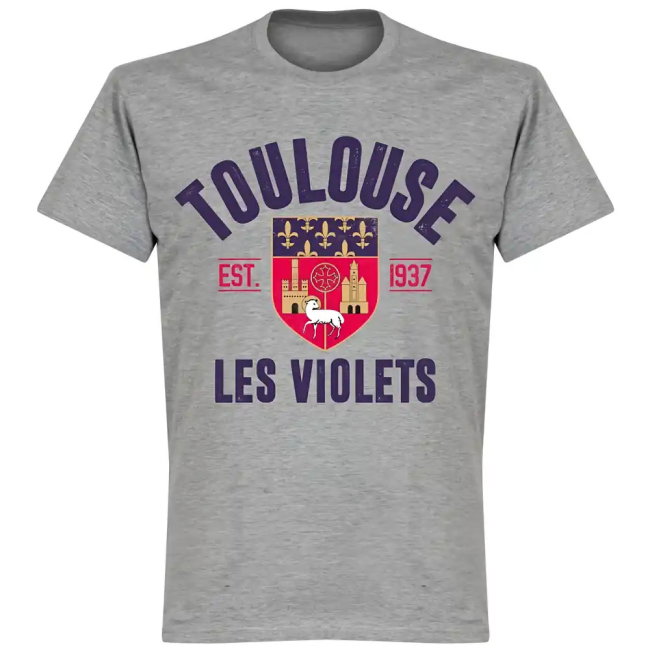 Toulouse Established T-Shirt - Grey