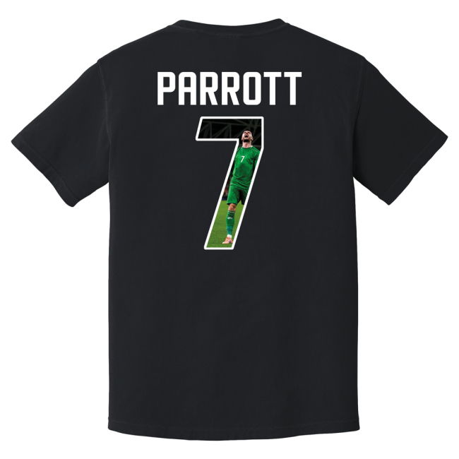 Troy Parrott Number 7 T-Shirt (Black)