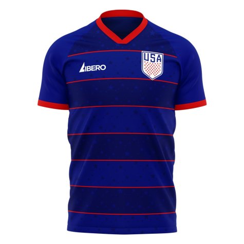 United States 2023-2024 Away Concept Football Kit (Libero) (REYNA 6)