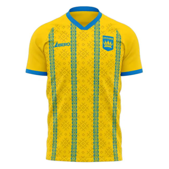 Ukraine 2025-2026 Home Concept Football Kit (Libero) (SHEVCHENKO 7)
