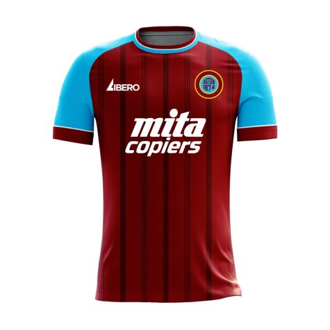 Villa 2023-2024 Home Concept Football Kit (Libero) (Your Name)