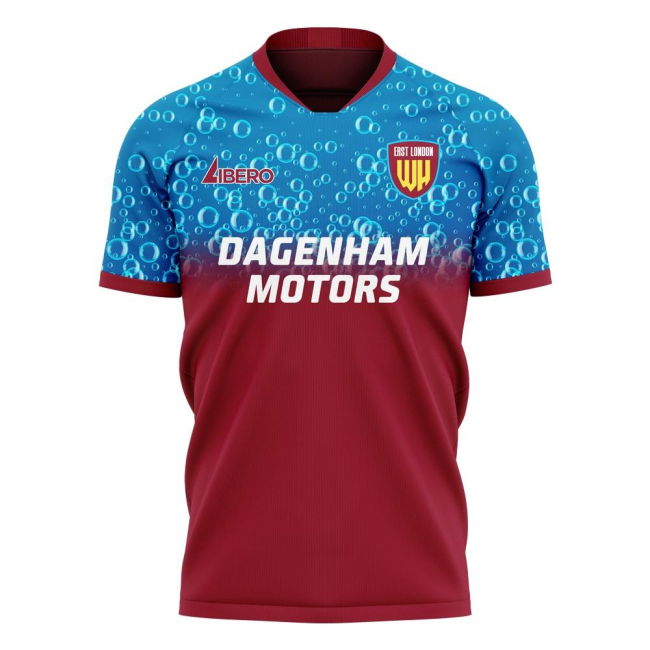East London 2025-2026 Home Concept Football Kit (Libero) (Your Name)