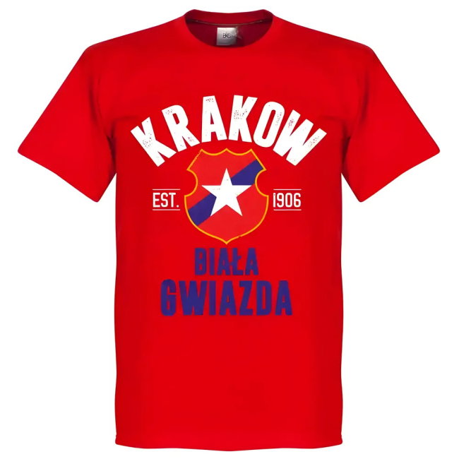 Wisla Krakow Established T-Shirt - Red