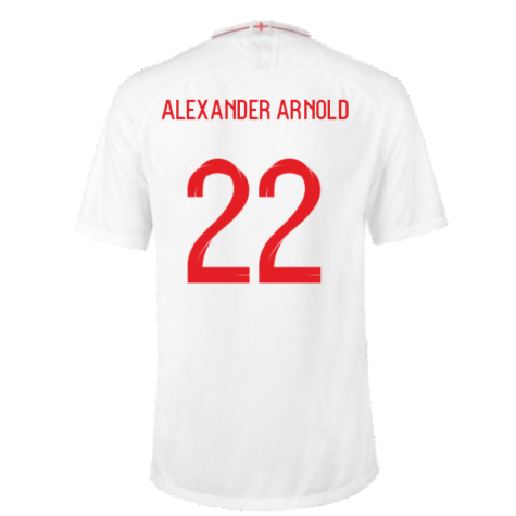 2018-2019 England Home Nike Football Shirt (Alexander Arnold 22)
