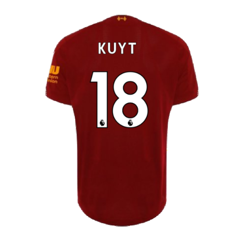2019-2020 Liverpool Home Football Shirt (Kuyt 18)