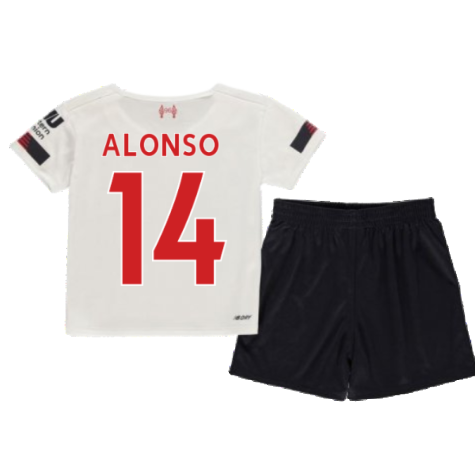 2019-2020 Liverpool Away Little Boys Mini Kit (Alonso 14)