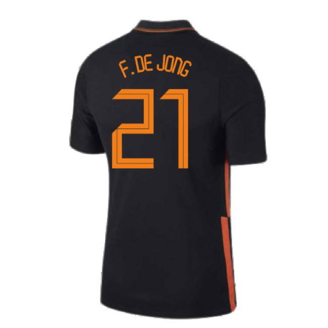 2020-2021 Holland Away Nike Football Shirt (F. DE JONG 21)