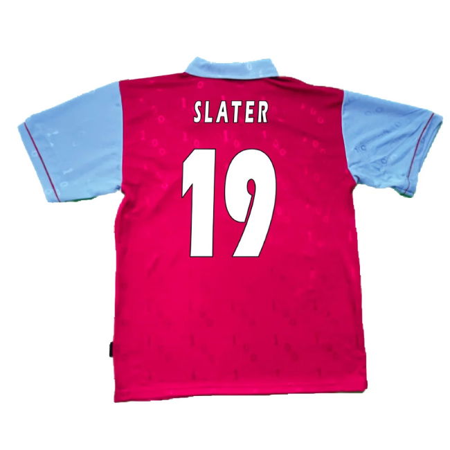 1995-1996 West Ham Centenary Pony Home Shirt (Slater 19)