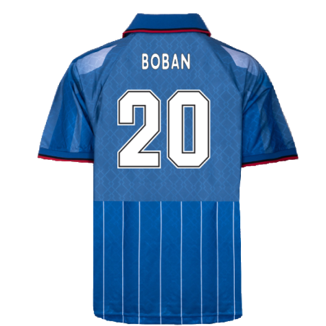 1996 AC Milan Fourth Retro Football Shirt (Boban 20)