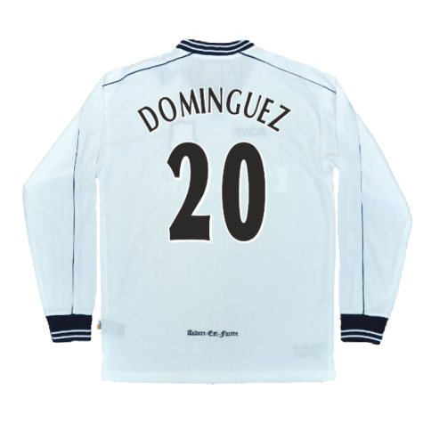 1997-1999 Tottenham Home LS Pony Retro Shirt (Dominguez 20)
