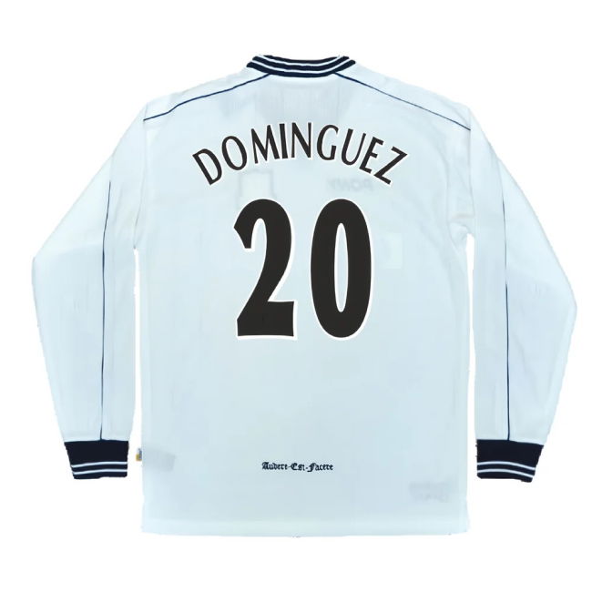 1997-1999 Tottenham Home LS Pony Retro Shirt (Dominguez 20)
