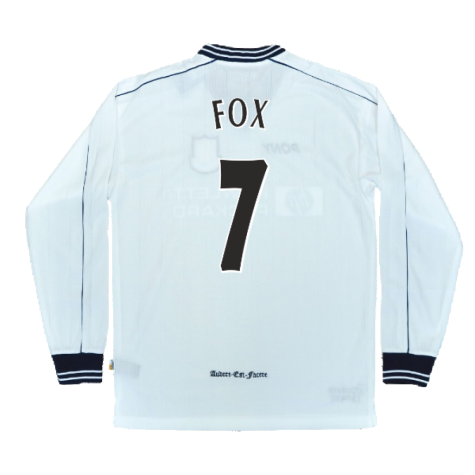 1997-1999 Tottenham Home LS Pony Retro Shirt (Fox 7)