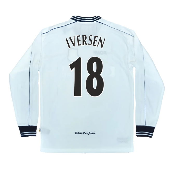 1997-1999 Tottenham Home LS Pony Retro Shirt (Iversen 18)