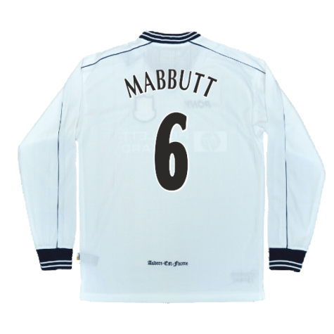 1997-1999 Tottenham Home LS Pony Retro Shirt (Mabbutt 6)