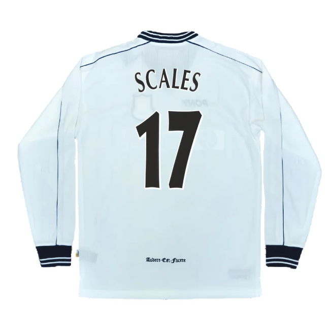 1997-1999 Tottenham Home LS Pony Retro Shirt (Scales 17)