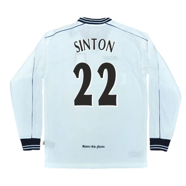 1997-1999 Tottenham Home LS Pony Retro Shirt (Sinton 22)