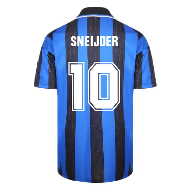 1998 Inter Milan Score Draw Home Shirt (SNEIJDER 10)