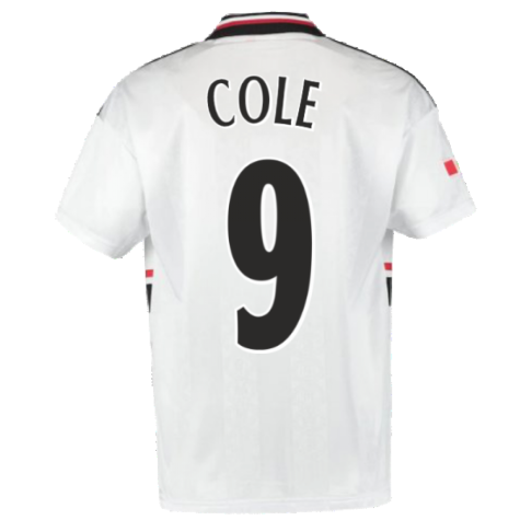 1999 Manchester United Away Football Shirt (COLE 9)